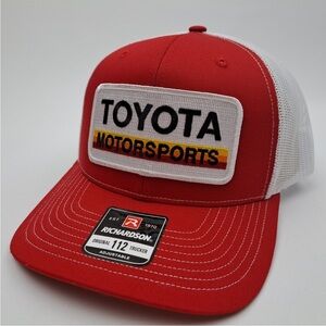 Toyota Motorsports Embroidered Patch Richardson Trucker Mesh Snapback Hat Cap